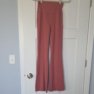 lululemon athletica High-Rise Flare Pants in Rose Clay.